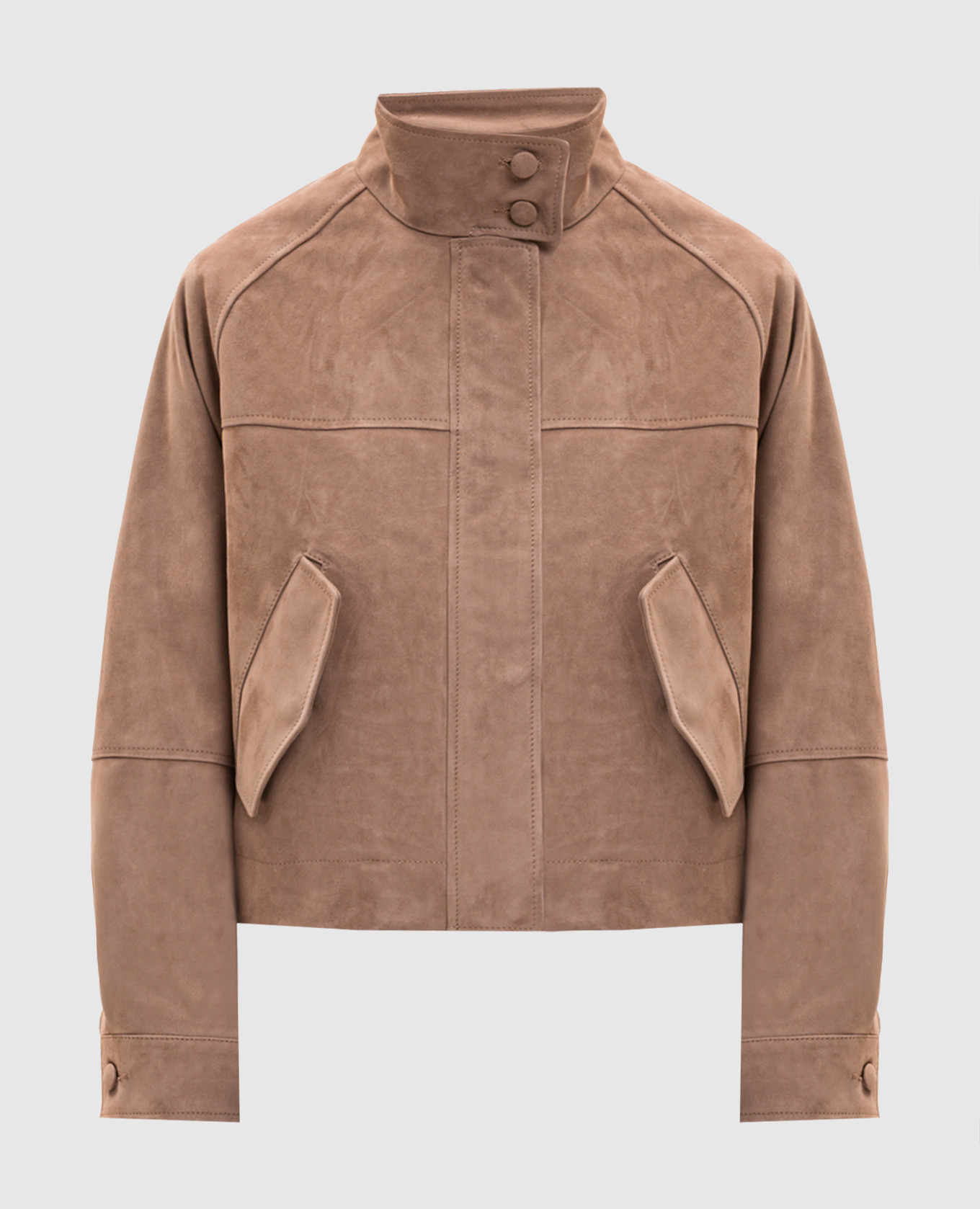 Beige suede jacket