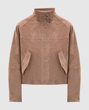 Babe Pay Pls Beige suede jacket 2616SUEDE