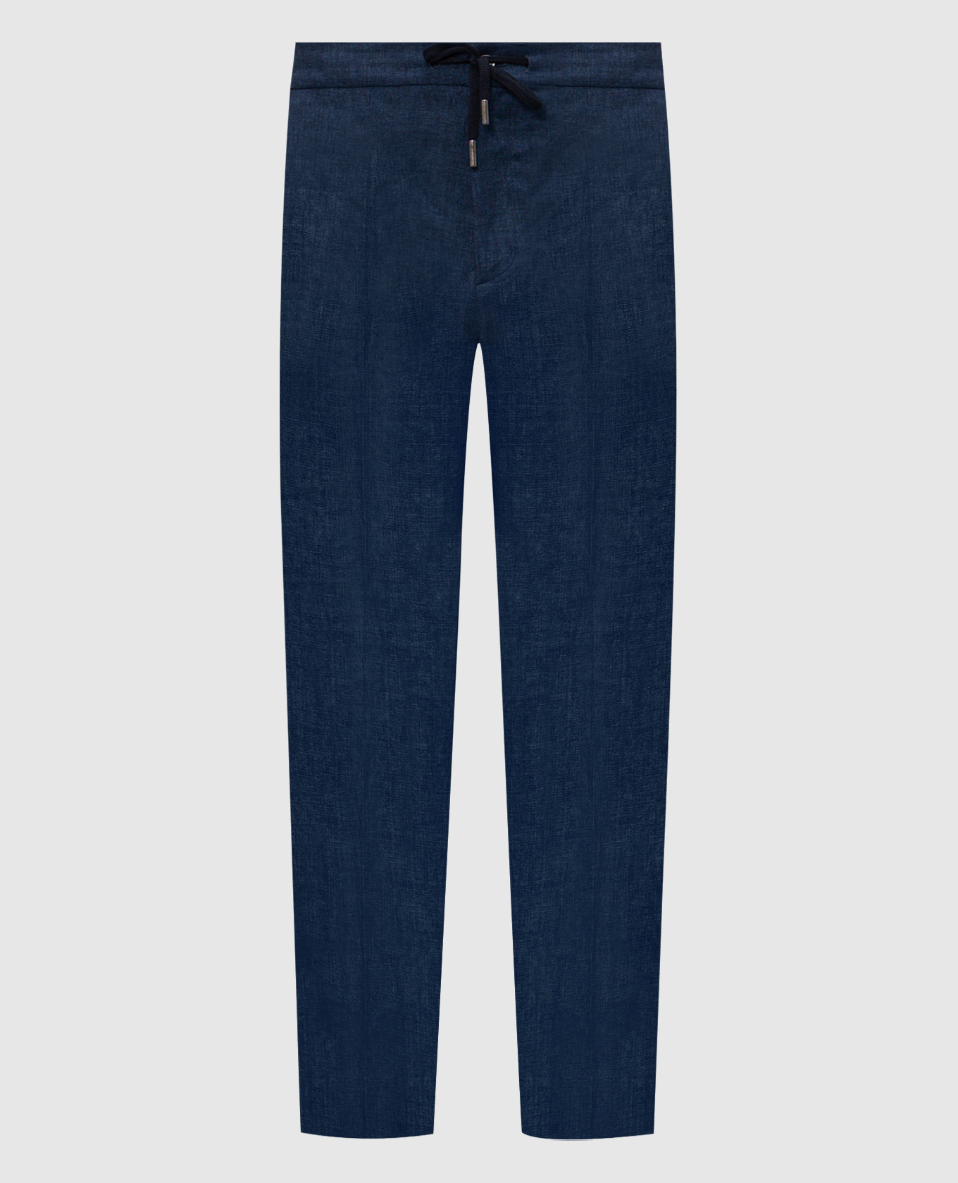 Blue linen pants