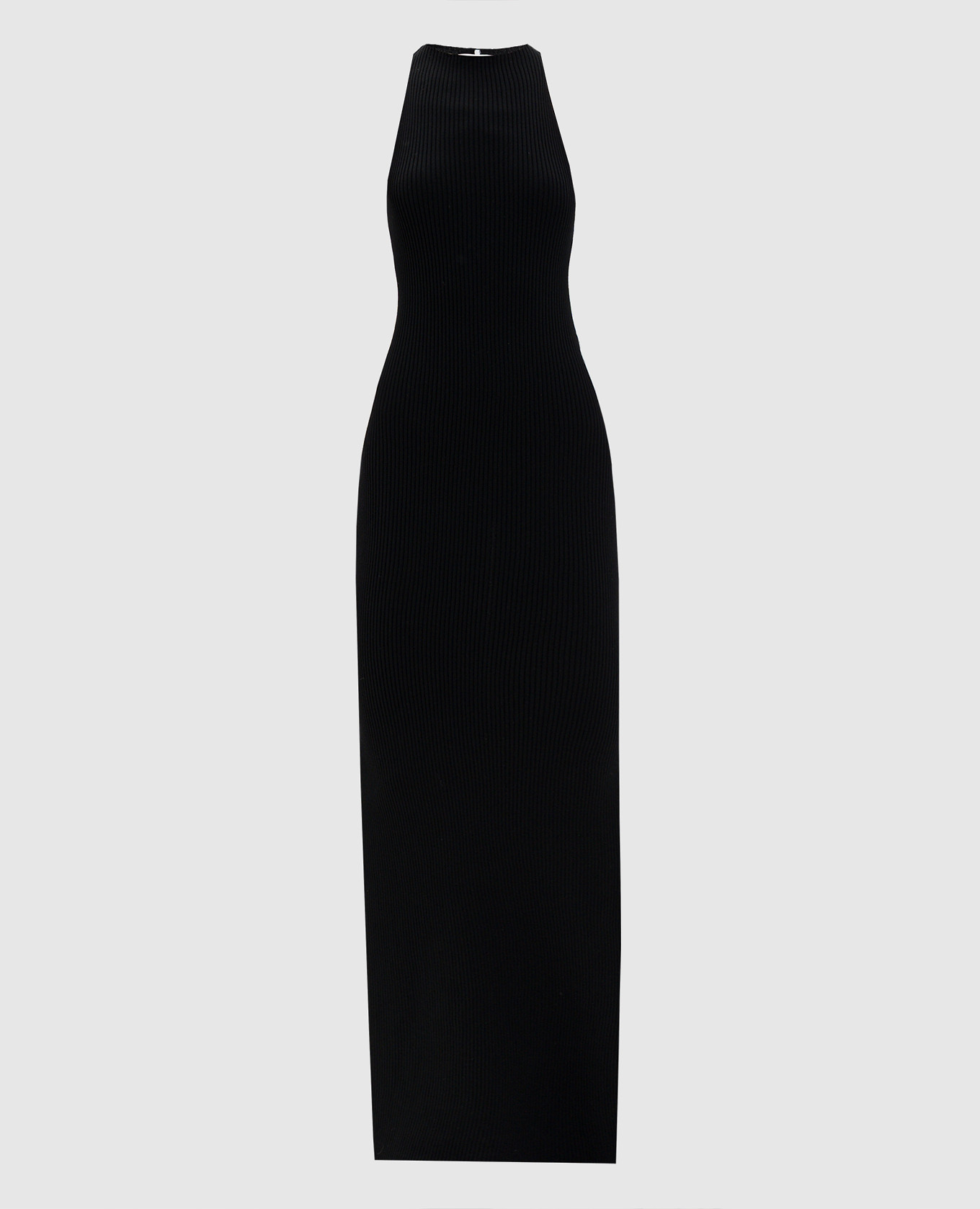 

Kress black midi dress with contrast stripe SSHEENA