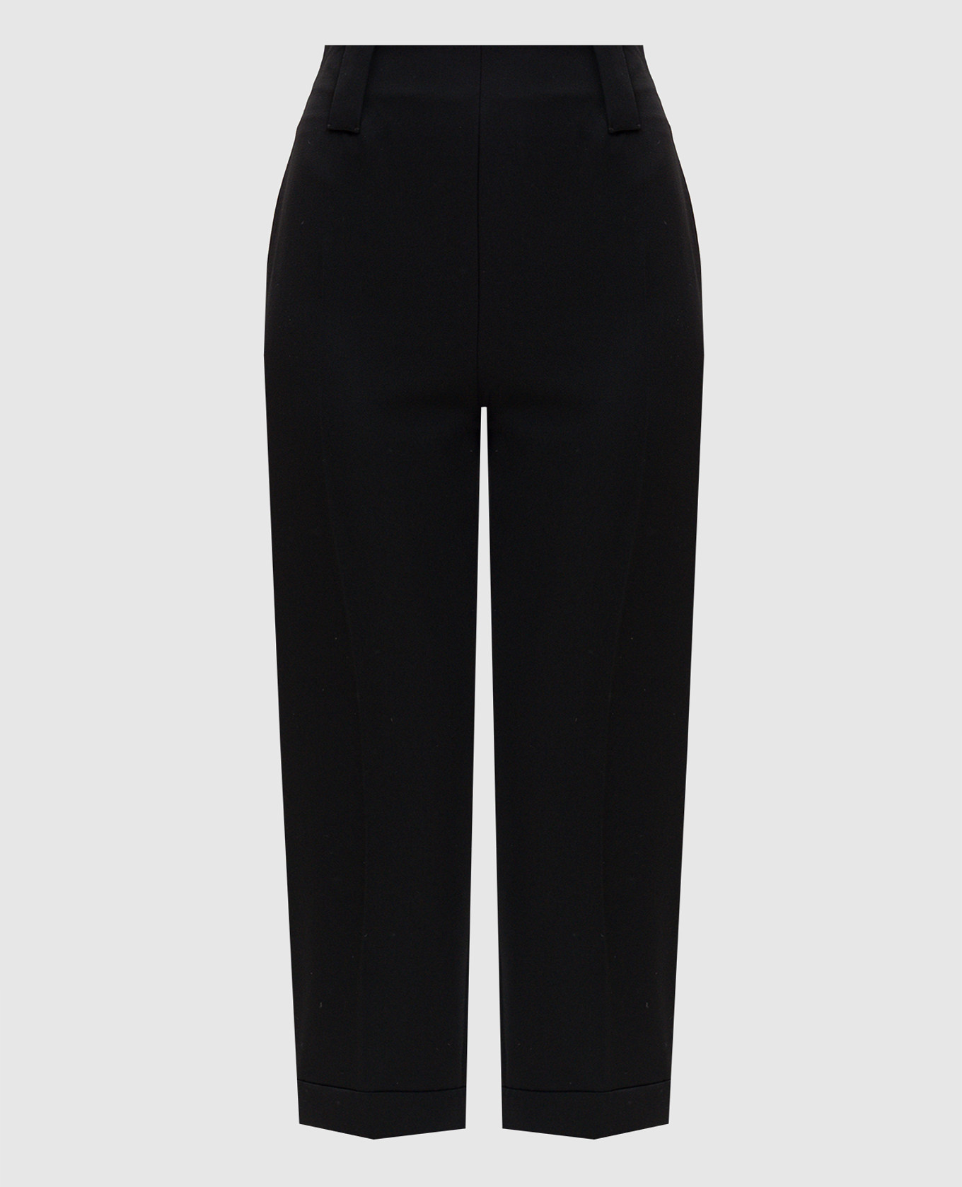 

Black wool capris Versace