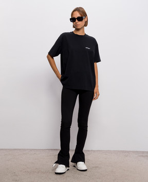 Off-White Black Arrow Out Flower T-shirt 2FA00644T