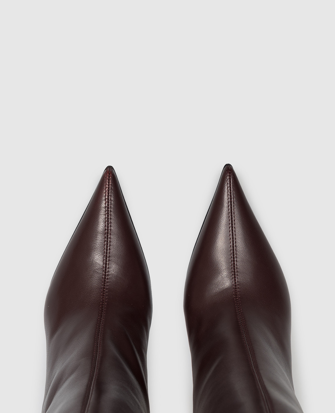 Bella burgundy leather boots Le Silla 4