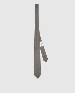 Thom Browne Gray wool tie FNL029A00626