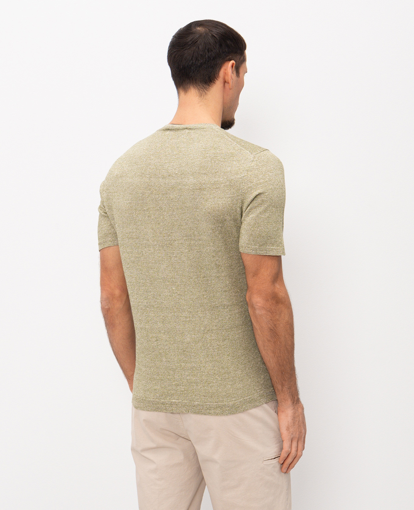 

Jude green melange linen t-shirt MooRER