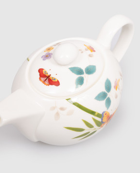 Geminiano Cozzi 1765 White porcelain teapot Incanto di Primavera LGCMI3369064