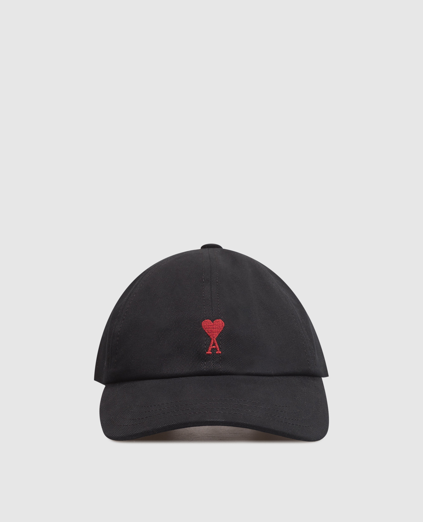 Children's black cap with embroidery
