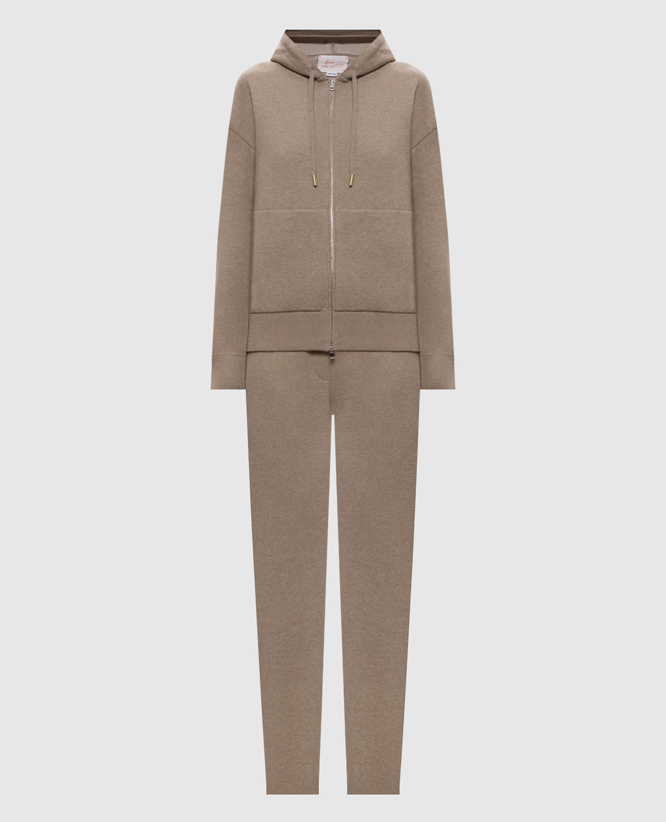 Beige cashmere, wool and silk tracksuit Babe Pay Pls
