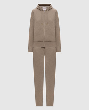 Babe Pay Pls Beige cashmere, wool and silk tracksuit MD995554R
