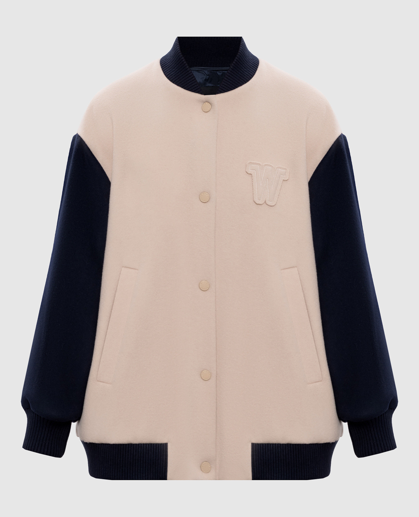 

DELLISSE beige wool bomber jacket Max Mara Weekend