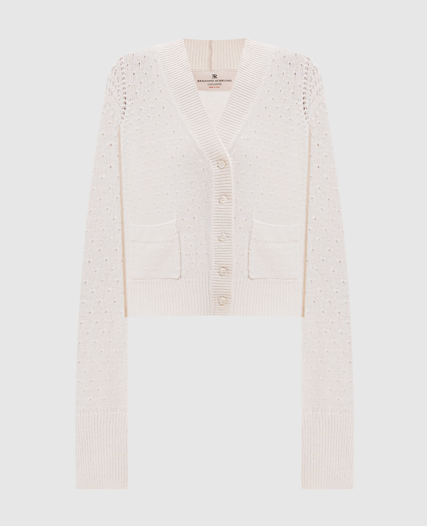 Ivory cashmere cardigan