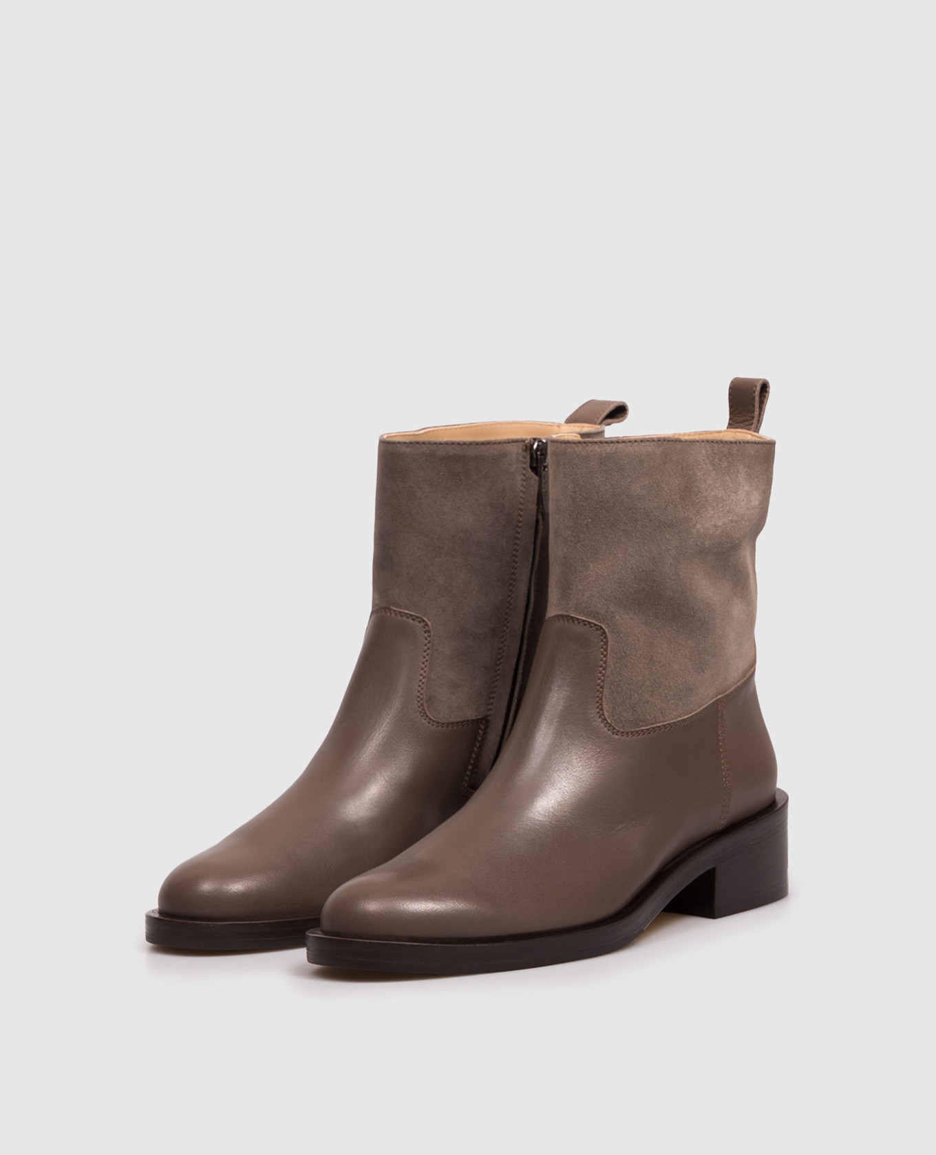 Brown leather boots Doucal's 2
