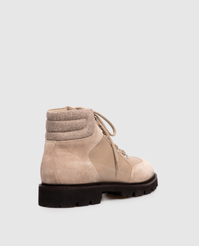 Peserico Beige leather boots R79088C0CC926