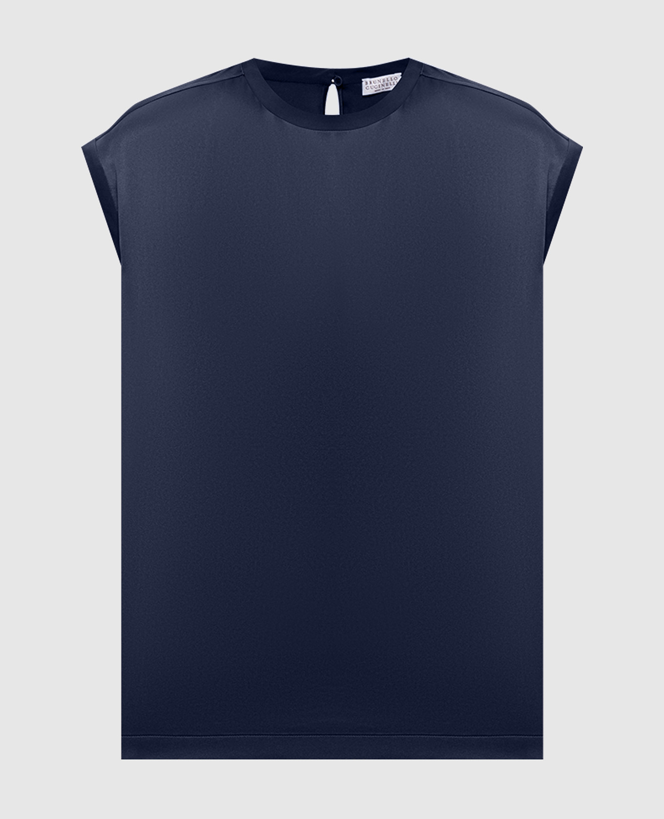

Blue silk top Brunello Cucinelli