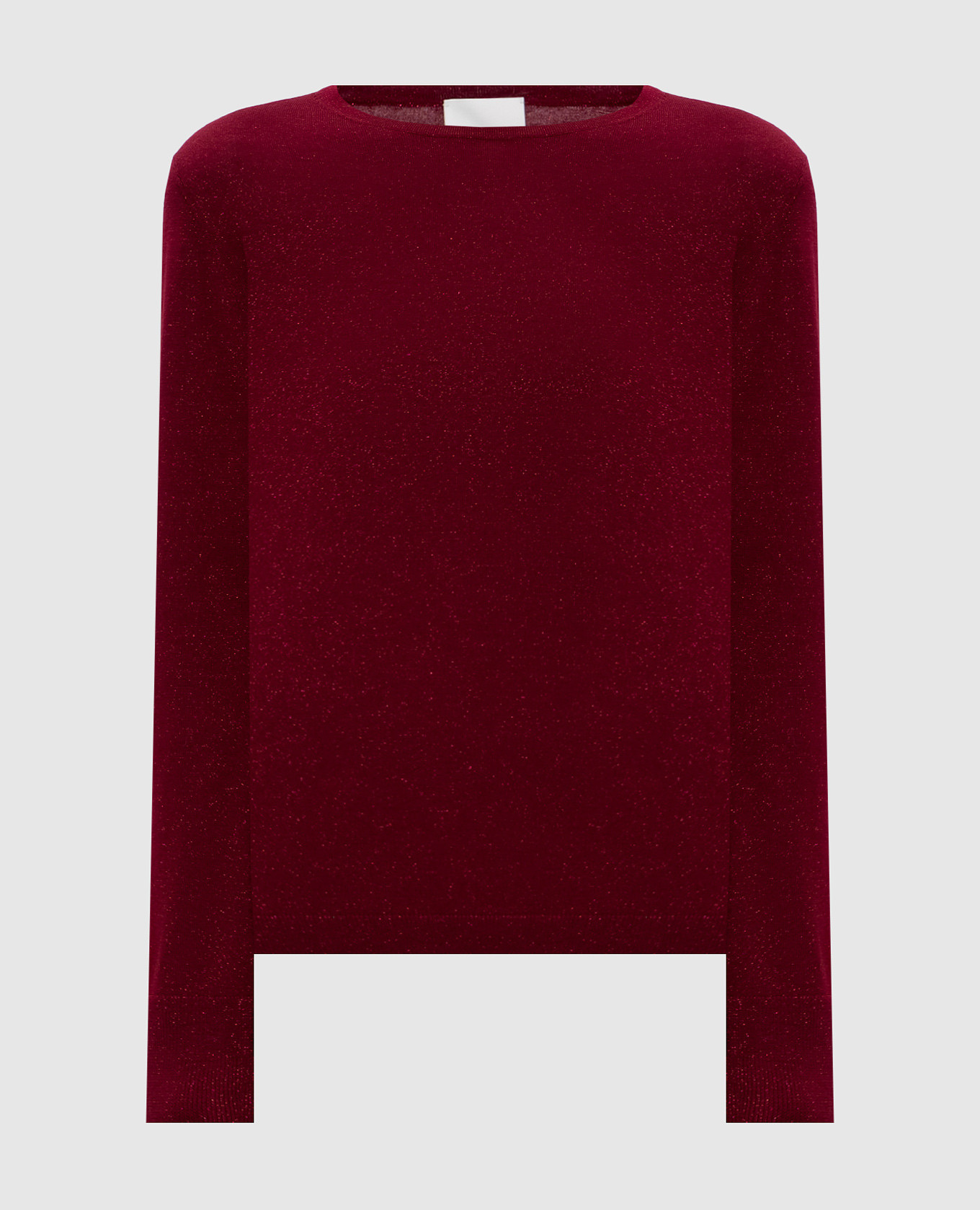 

Red merino wool jumper with lurex Allude