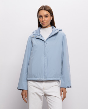 Herno Blue jacket with hood GI00051DR12387SZ