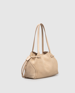 Gianni Chiarini Violette beige suede tote bag BS11285CMPL