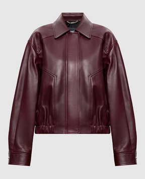 Versace Burgundy leather jacket 10228131A16885