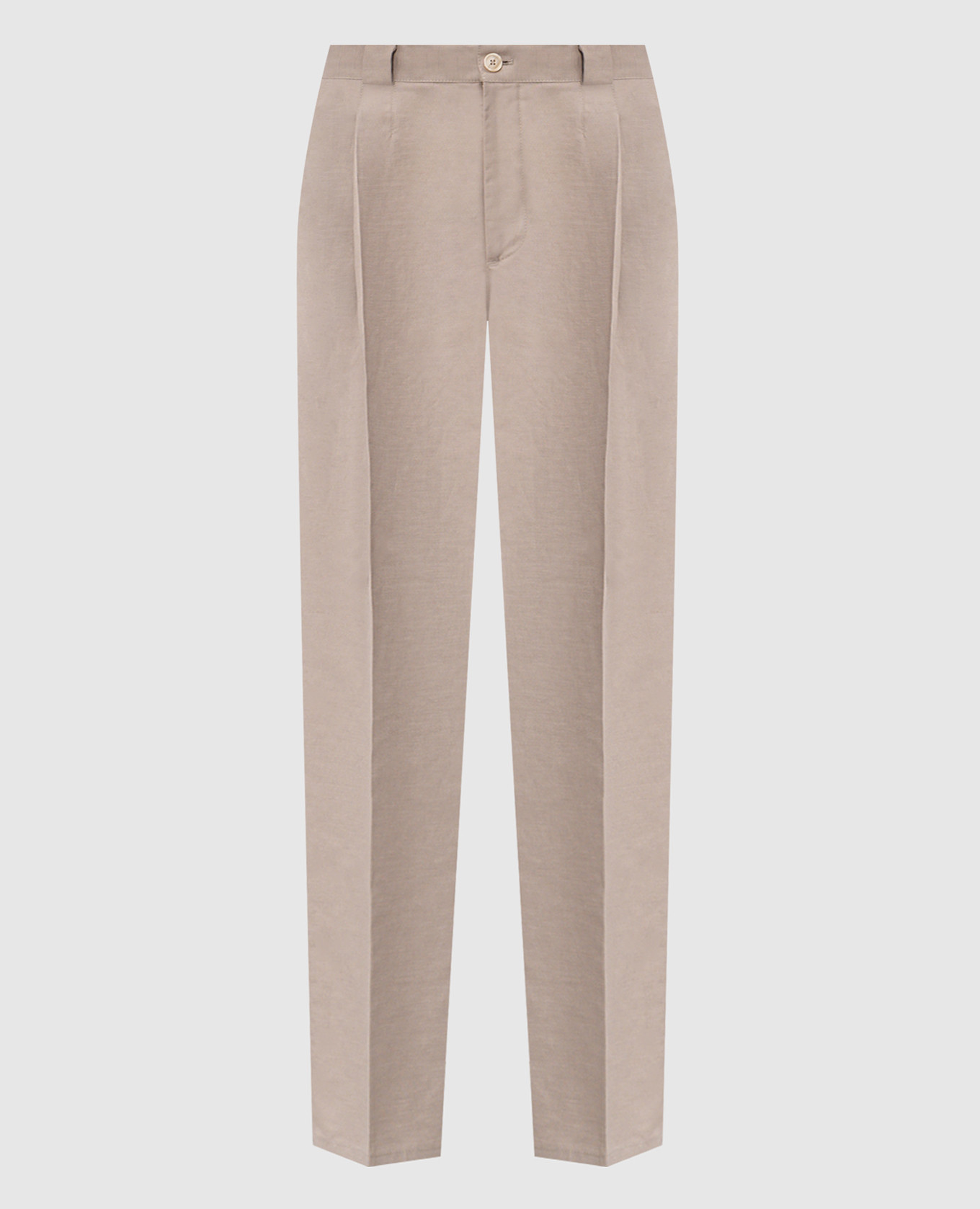 Gray linen pants Brunello Cucinelli