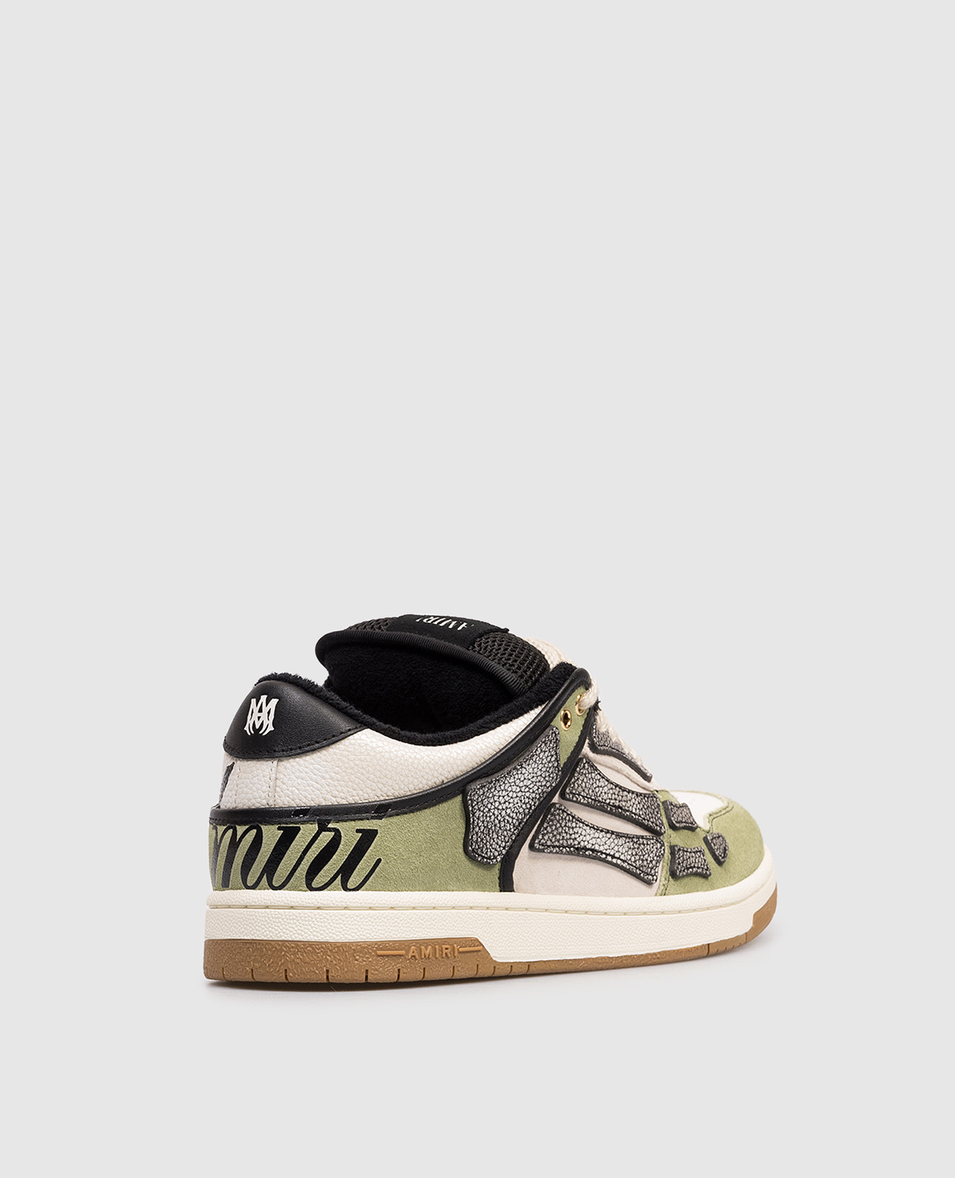 XL SKEL leather sneakers with logo print AMIRI 3