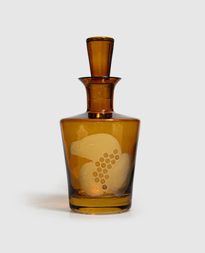 Artel African Safari Vulture Brown Crystal Decanter G306THV1AM