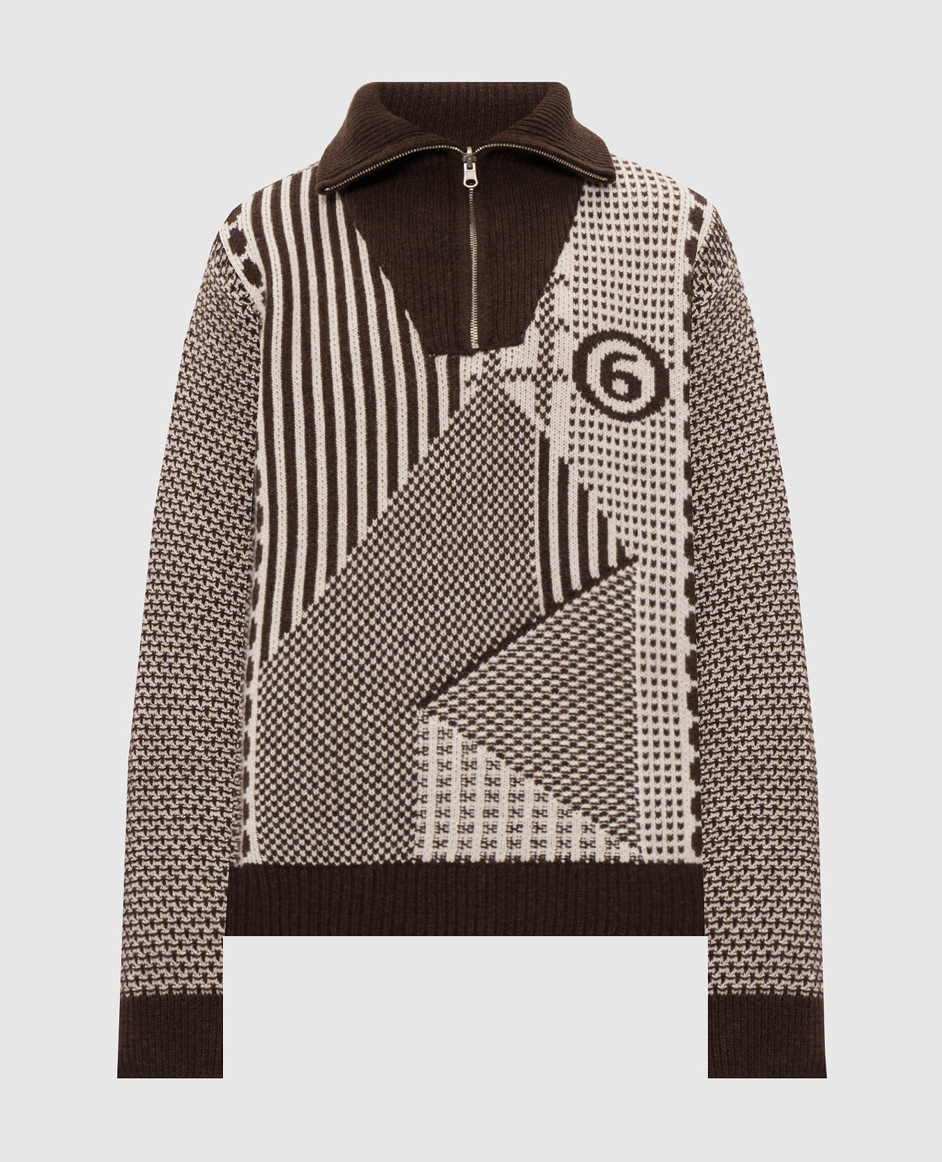 Brown wool sweater Maison Margiela MM6
