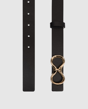 Twinset Black leather belt 261TA4440