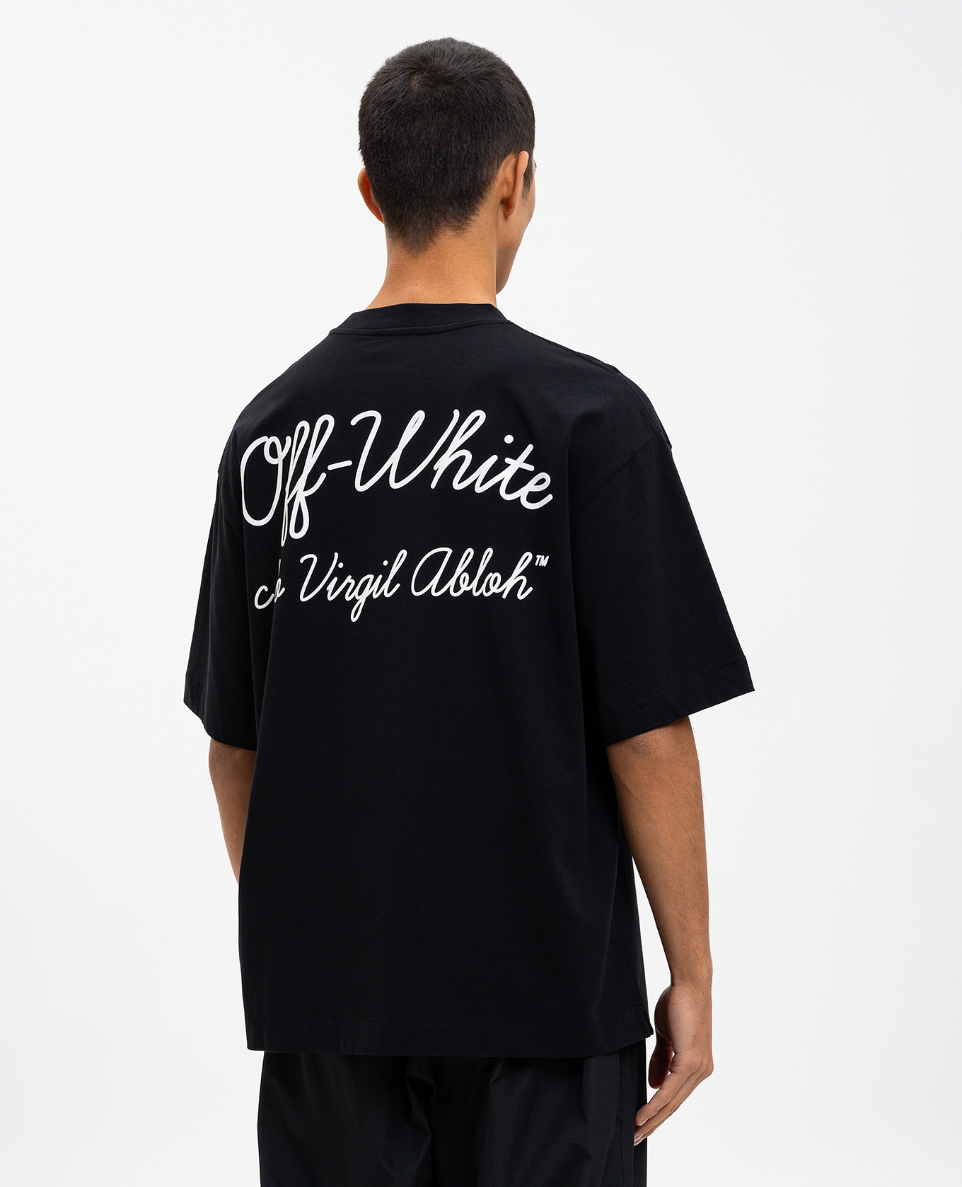 

Black t-shirt with logo print Off-White