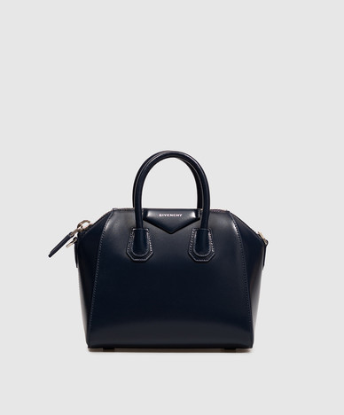 Blue Antigona leather bag