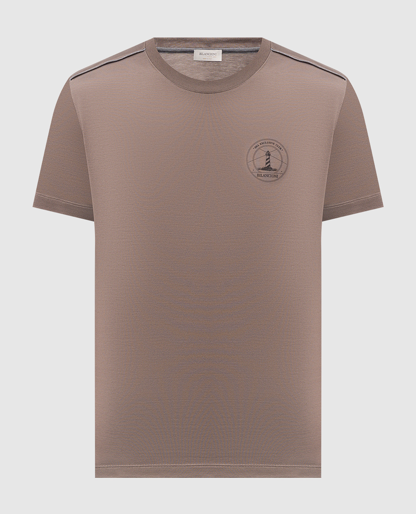 Brown T-shirt with print