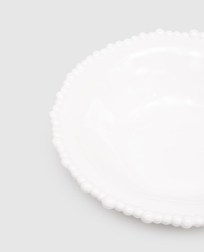 Baci Milano Pearl White Soup Plate PL2COL01