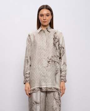 Max Mara Beige MXMGRADO silk blouse MXMGRADO