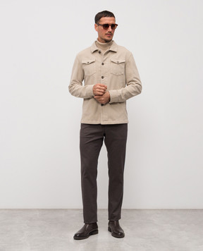 Florentino Beige corduroy jacket 225347523724