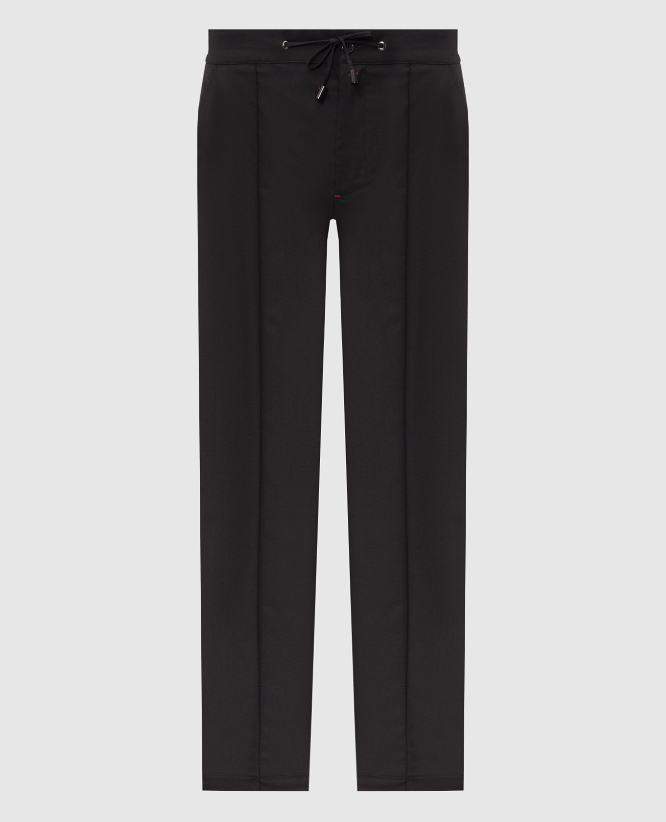 Black wool pants