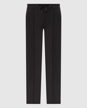 ISAIA Black wool pants PNC053P9010