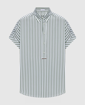 Brunello Cucinelli Striped silk shirt MH744MP205