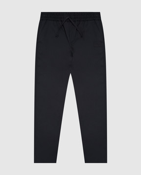 Dolce&Gabbana Children's blue wool pants L45P52FUZEM814