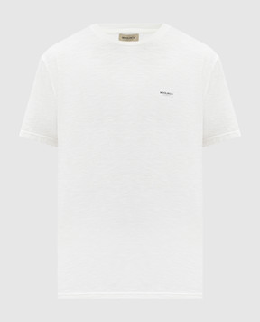 Woolrich White T-shirt with logo print CFWOTE2013MRUT4061