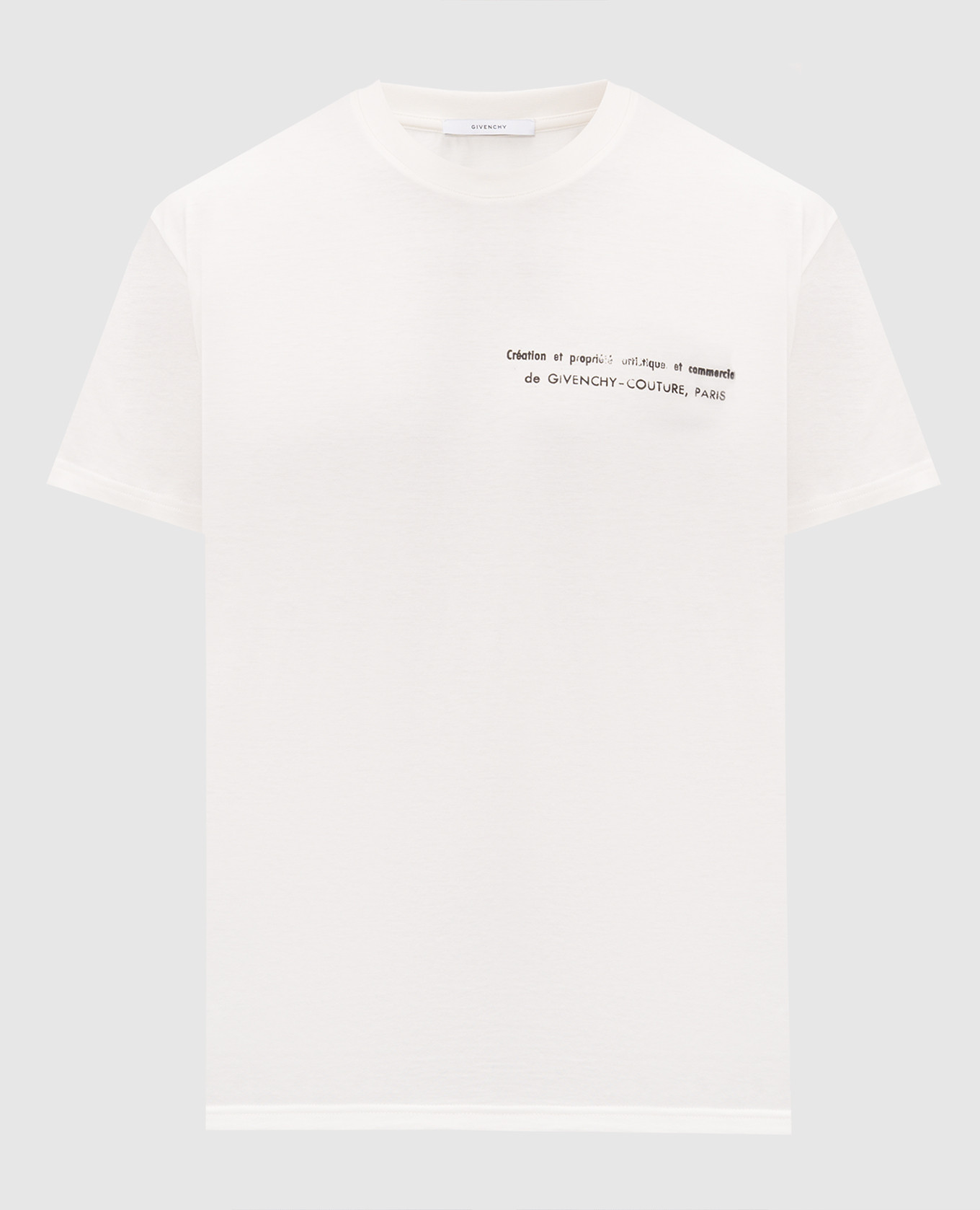 Ivory T-shirt with print