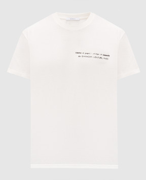 Givenchy Ivory T-shirt with print BM71NK3YUE