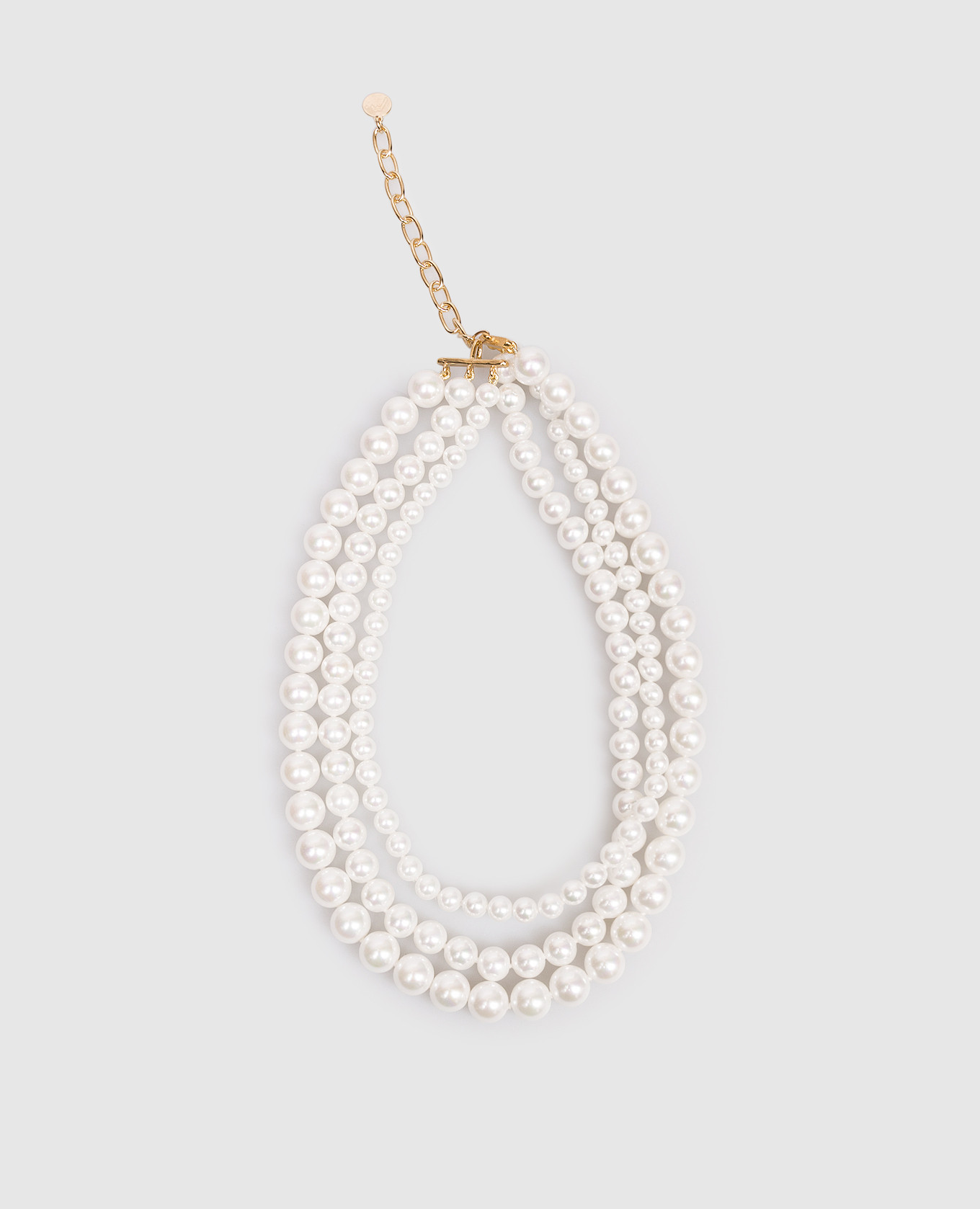 

White layered necklace Madreperla