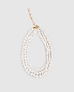 Madreperla White layered necklace 211242