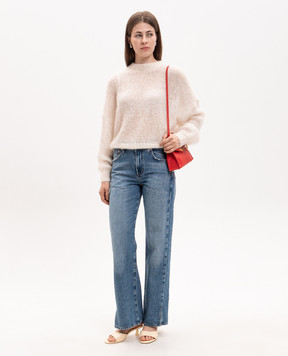 CITIZENS OF HUMANITY Blue jeans with logo patch 2286B1932