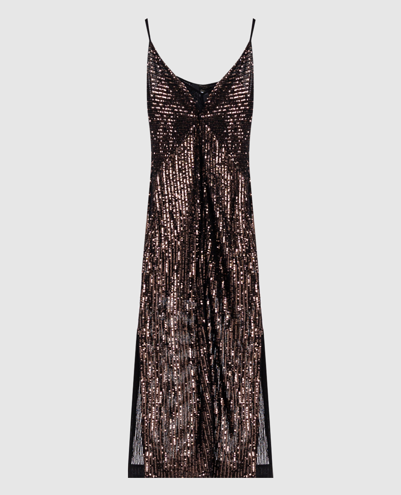 Brown sequined dress Twinset