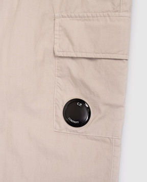 C.P. Company Children's gray pants with logo patch CUP014LLC051014