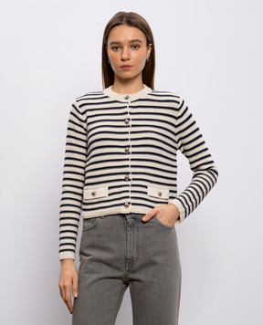Max Mara Weekend Beige striped cardigan VODKA WKDVODKA