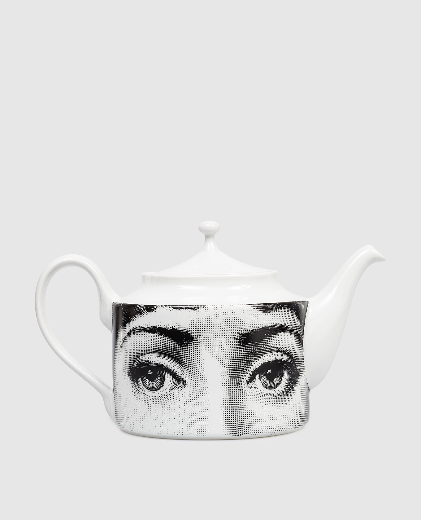 

White porcelain teapot Tema e Variazioni Fornasetti