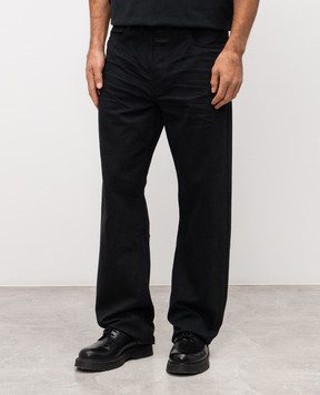 Fear of God Black jeans with logo patch FG25FW45454DNM