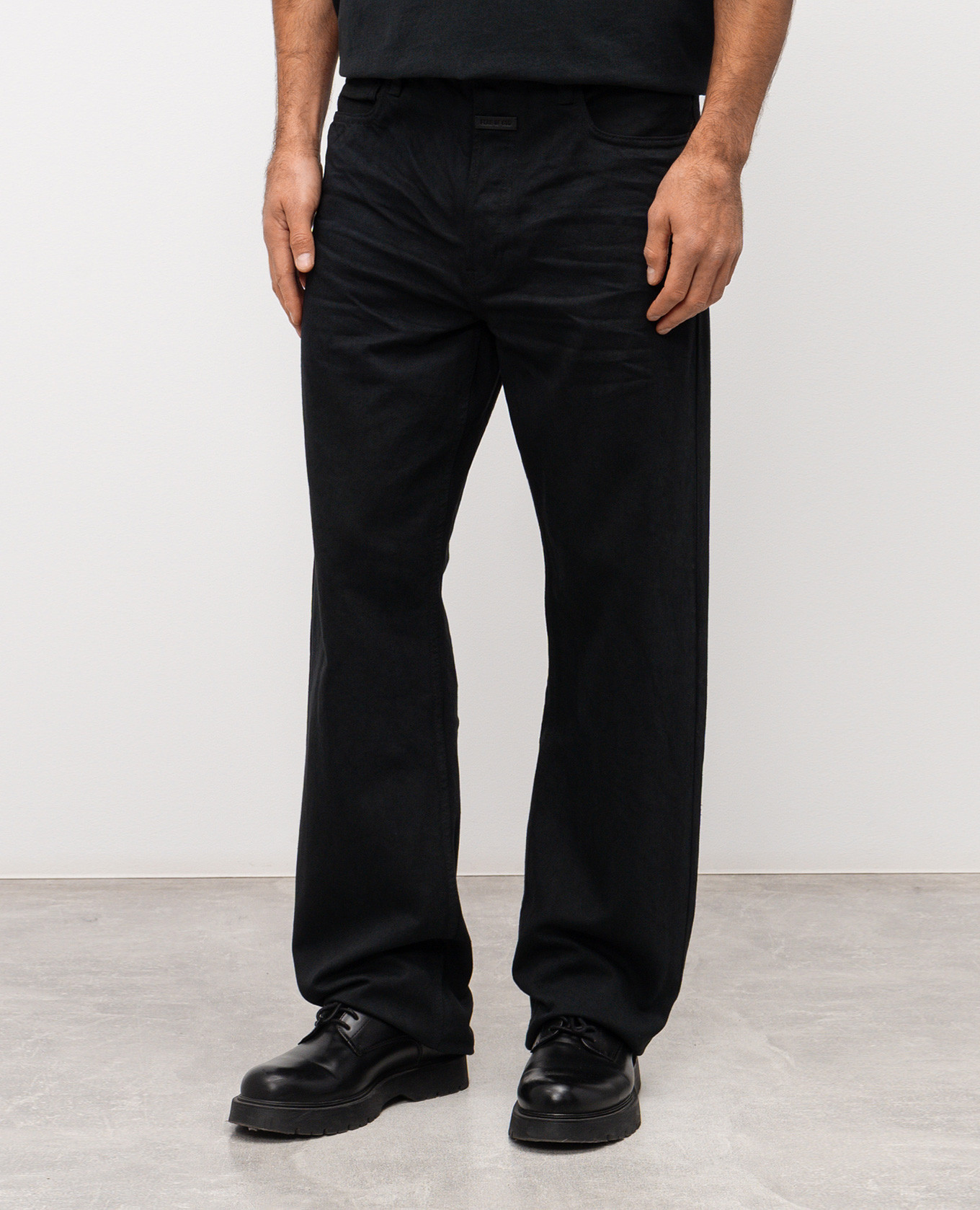 

Black jeans with logo patch Fear of God