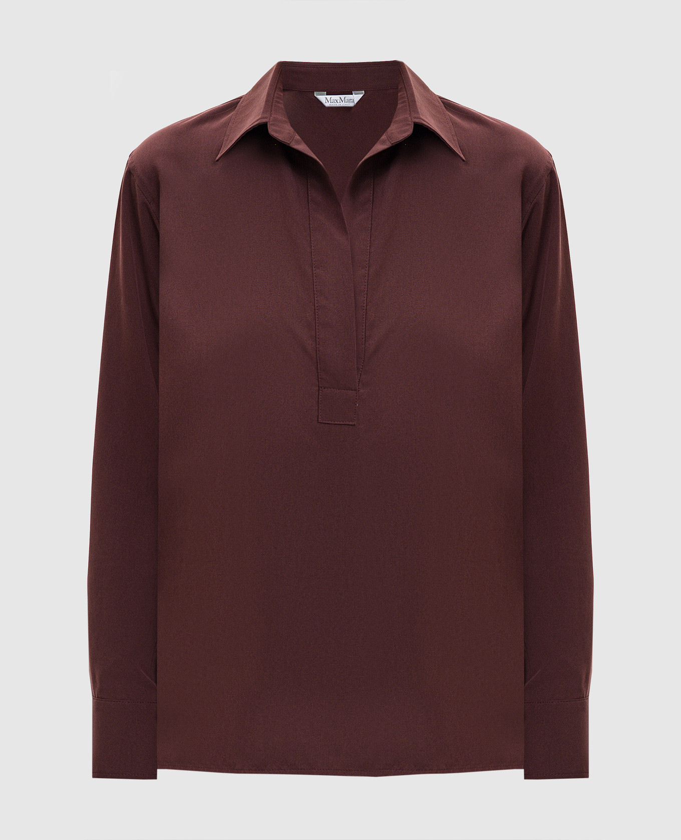 

Mirko burgundy silk blouse Max Mara